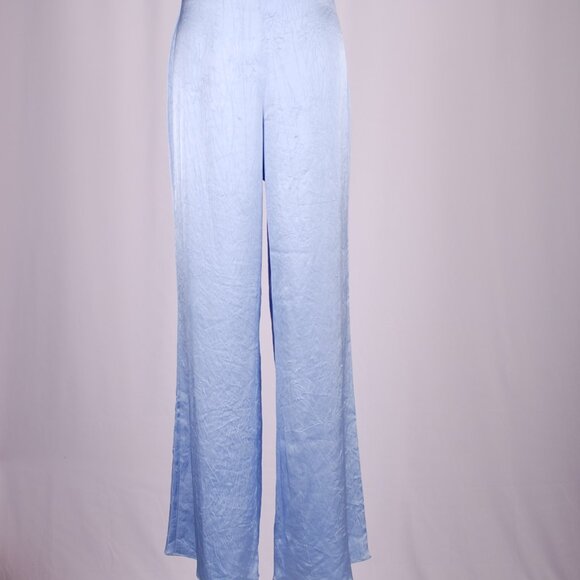 EUC Vince High-Rise Satin Wide Leg Pant, Sz - Lg - Picture 4 of 8